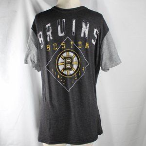 Boston Bruins NHL Men's Shirt with Distressed Graphic Size XL Sports Tee